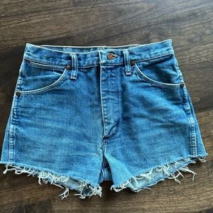 Vintage Wrangler cutoffs